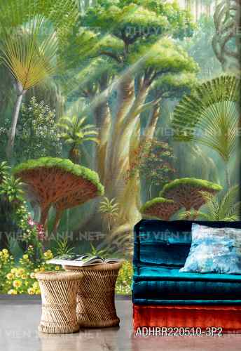 Tranh dán tường rừng rậm nhiệt đới Tropical ADHRR220510-3P2 - Kết quả tìm kiếm tranh tường